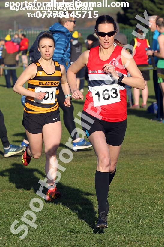 Senior womens 2020 Birtley Cross Country Relay, County Durham.  Photo: David T. Hewitson/Sports for All Pics
